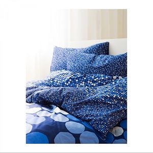 IKEA Smorboll Queen Blue Dotted Duvet Cover (5 pc)